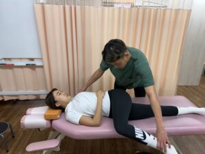 臀部ストレッチ