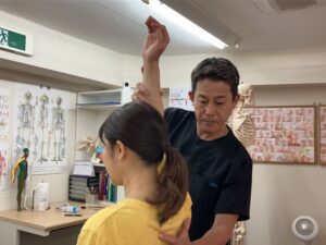 肩の整体施術