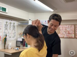 肩の整体施術