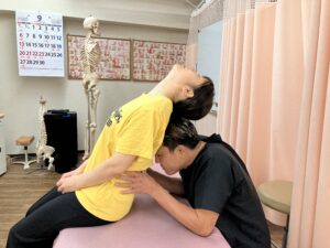 腰椎の矯正